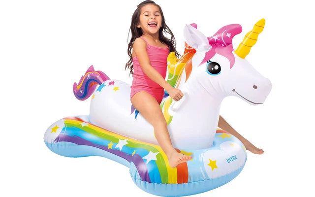Intex Unicorn Ride-On Einhorn Badeinsel 163 X 86 Cm 1 Intex Unicorn Ride-On Einhorn Badeinsel 163 X 86 Cm