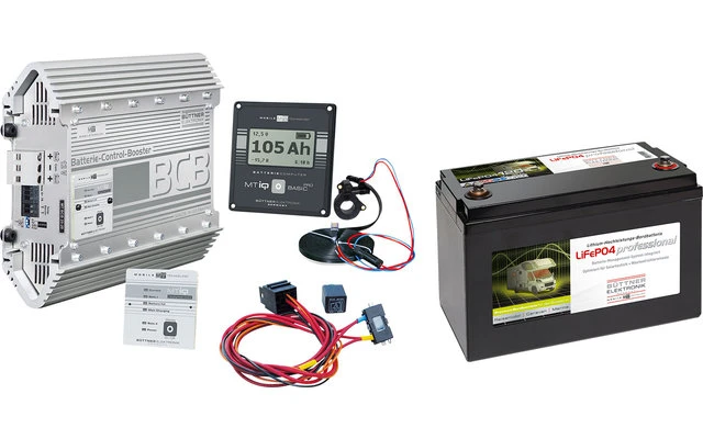 Büttner Lithium-Batterie Power Set Ladebooster Inkl. Lithium-Batterie Und. Einbausatz 85 Ah 2 Büttner Lithium-Batterie Power Set Ladebooster Inkl. Lithium-Batterie Und. Einbausatz 85 Ah – Bild 2