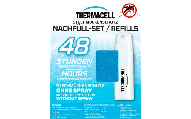 Thermacell R-4 Backpacker Nachfüllpack Für Mückenschutzgeräte Gaspatronen + Wirkstoffplättchen 1 Thermacell R-4 Backpacker Nachfüllpack Für Mückenschutzgeräte Gaspatronen + Wirkstoffplättchen