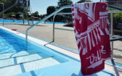 VW Collection T1 Bulli Strandtuch 160 X 90 Cm Blau / Weiß -BergFit Outdoor Angebote Store 393001 2858435 1