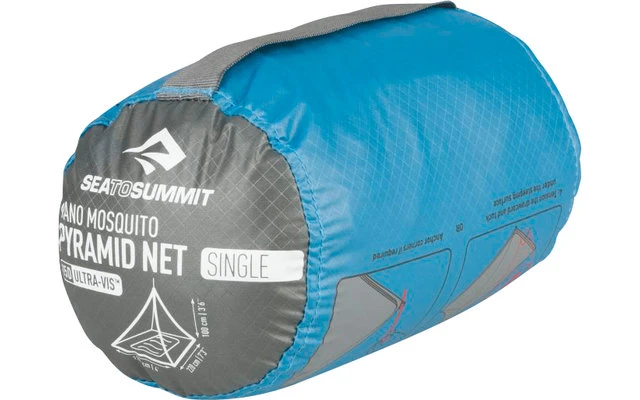 Sea To Summit Nano Mosquito Pyramid Net Single Moskitonetz 120x220x100cm 5 Sea To Summit Nano Mosquito Pyramid Net Single Moskitonetz 120x220x100cm – Bild 5