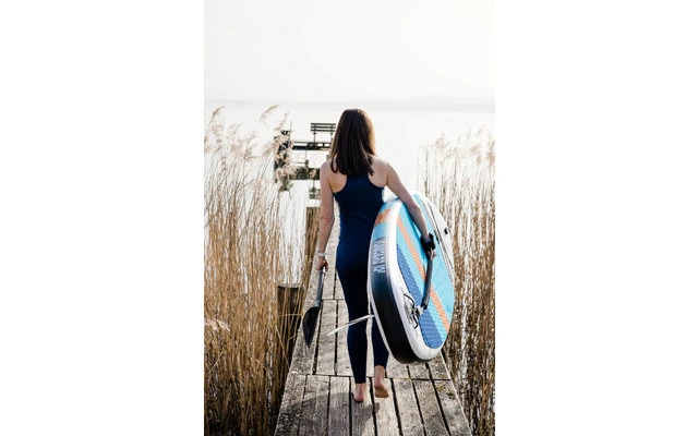 White Water Funboard 10'2" Aufblasbares Stand Up Paddling-Board Inkl. Paddel Und Luftpumpe Oceanpetrol 4 White Water Funboard 10'2" Aufblasbares Stand Up Paddling-Board Inkl. Paddel Und Luftpumpe Oceanpetrol – Bild 4