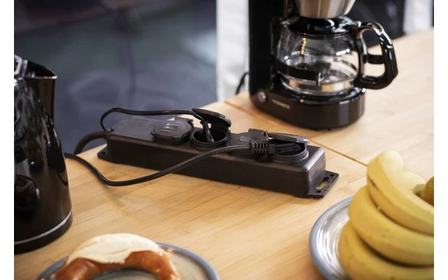 Brennenstuhl Steckdosenverteiler Ohne Schalter Schwarz 2fach 2m 230V 1 Brennenstuhl Steckdosenverteiler Ohne Schalter Schwarz 2fach 2m 230V