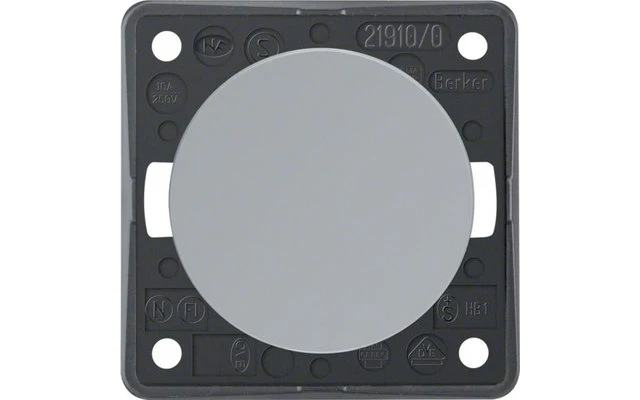 Berker Integro Taster Schließer Mit Schraubklemmen Anthrazit Matt 2 Berker Integro Taster Schließer Mit Schraubklemmen Anthrazit Matt – Bild 2