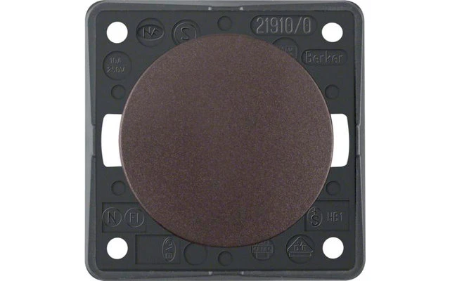 Berker Integro Taster Schließer Mit Schraubklemmen Anthrazit Matt 1 Berker Integro Taster Schließer Mit Schraubklemmen Anthrazit Matt