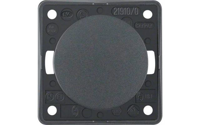 Berker Integro Taster Schließer Mit Schraubklemmen Anthrazit Matt 5 Berker Integro Taster Schließer Mit Schraubklemmen Anthrazit Matt – Bild 5