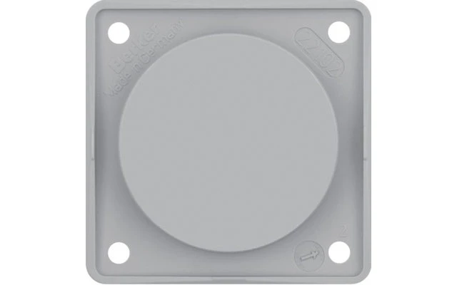 Berker Integro Blindverschluss Grau Glänzend 4 Berker Integro Blindverschluss Grau Glänzend – Bild 4