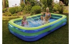 Happy People Jumbo Pool Planschbecken 305 X 183 X 50 Cm -BergFit Outdoor Angebote Store 516413 3371513