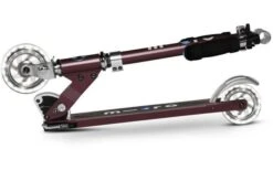 Micro Sprite LED Klappbarer Aluminium Scooter Mit LED-Rollen Autumn Rot -BergFit Outdoor Angebote Store 540724 4486059