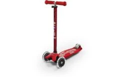 Micro Maxi Deluxe LED Kinder Kickboard Rot -BergFit Outdoor Angebote Store 541180 3535838