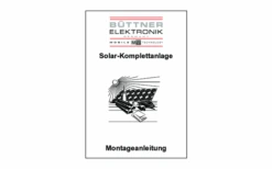 Büttner Elektronik MT SM 75 MC Slim Solar-Panel Black Line 75 W