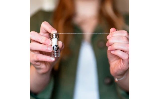 Chinchilla Vegane Zahnseide Zum Nachfüllen Plastikfrei 30 Meter 3 Chinchilla Vegane Zahnseide Zum Nachfüllen Plastikfrei 30 Meter – Bild 3