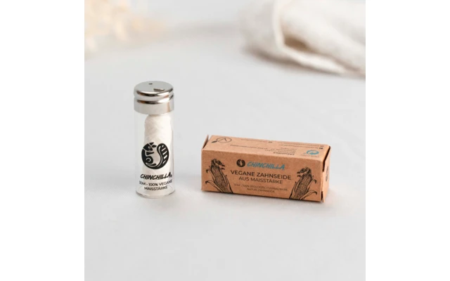Chinchilla Vegane Zahnseide Zum Nachfüllen Plastikfrei 30 Meter 5 Chinchilla Vegane Zahnseide Zum Nachfüllen Plastikfrei 30 Meter – Bild 5