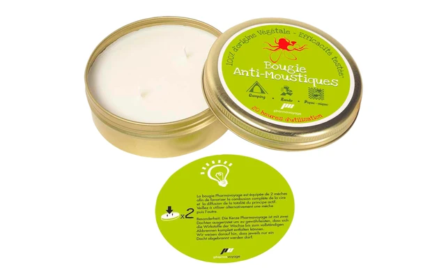 Pharmavoyage Pflanzliche Anti Mücken Kerze 170 G 3 Pharmavoyage Pflanzliche Anti Mücken Kerze 170 G – Bild 3