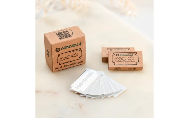 Chinchilla Rasierklingen Für Rasierhobel Universell 10 Stück 7 Chinchilla Rasierklingen Für Rasierhobel Universell 10 Stück – Bild 7