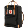 Fjällräven Kanken Rainbow Rucksack 16 Volumen Black-Rainbow Pattern