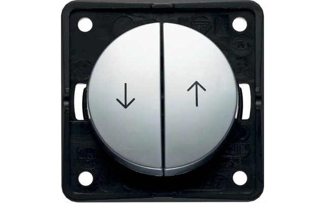 Berker Integro Jalousie-Wippentaster Chrom Glänzend 1 Berker Integro Jalousie-Wippentaster Chrom Glänzend